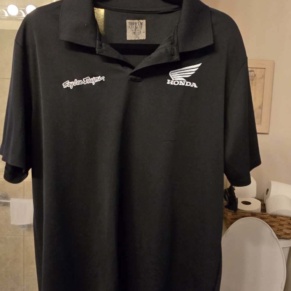Honda polo style pullover shirt